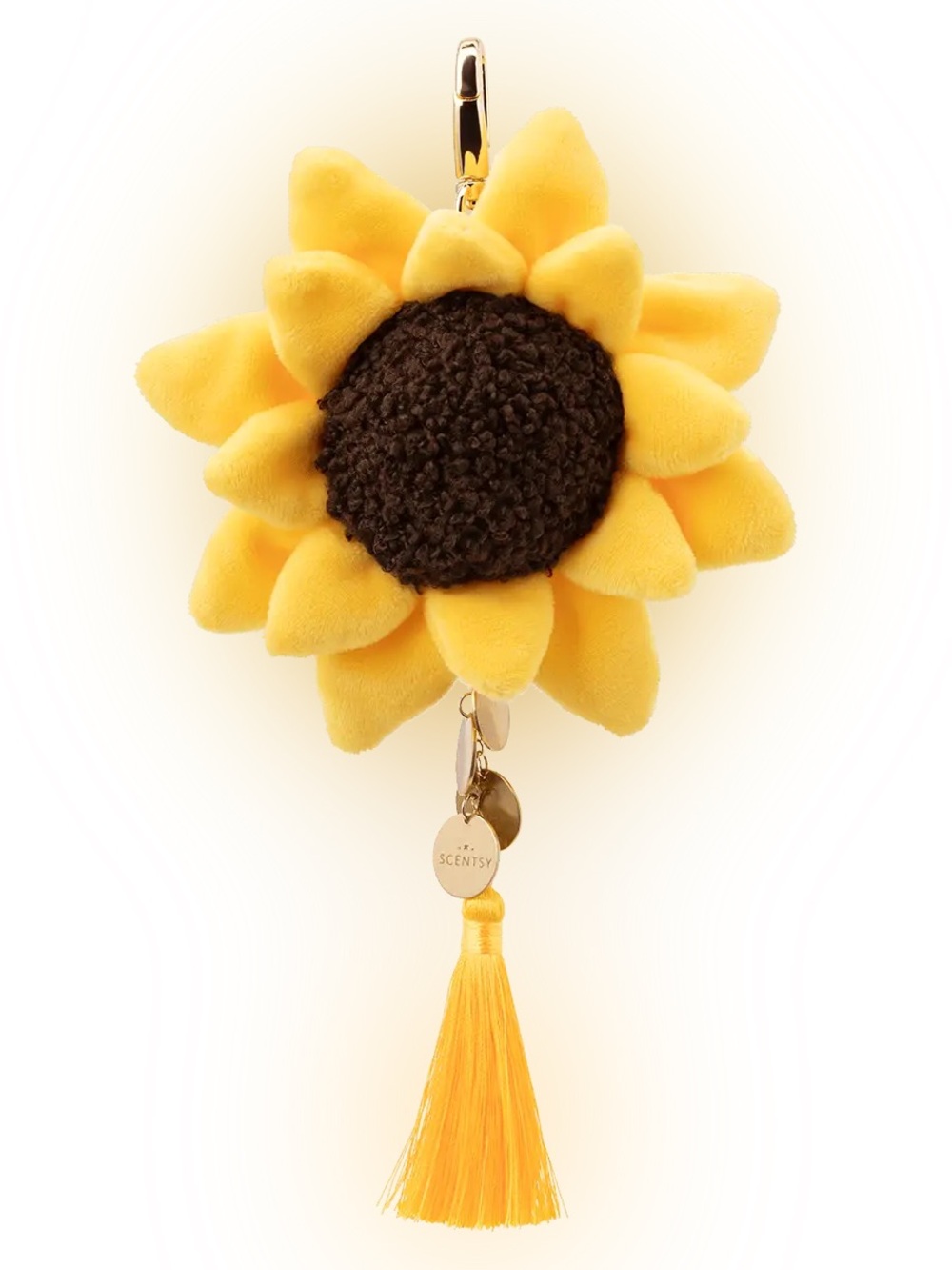 Scentsy Yellow Sunflower Bag Charm- NIB- $20